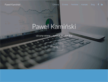 Tablet Screenshot of pawelkaminski.net